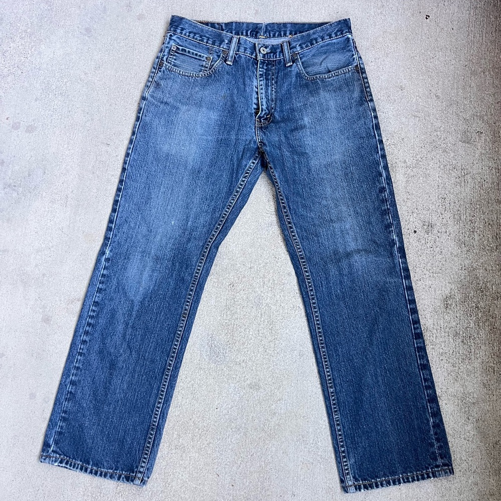 Levi’s 559 Utility Relaxed Straight Jeans Men 34x28 Utility Western Denim BBQ 90
